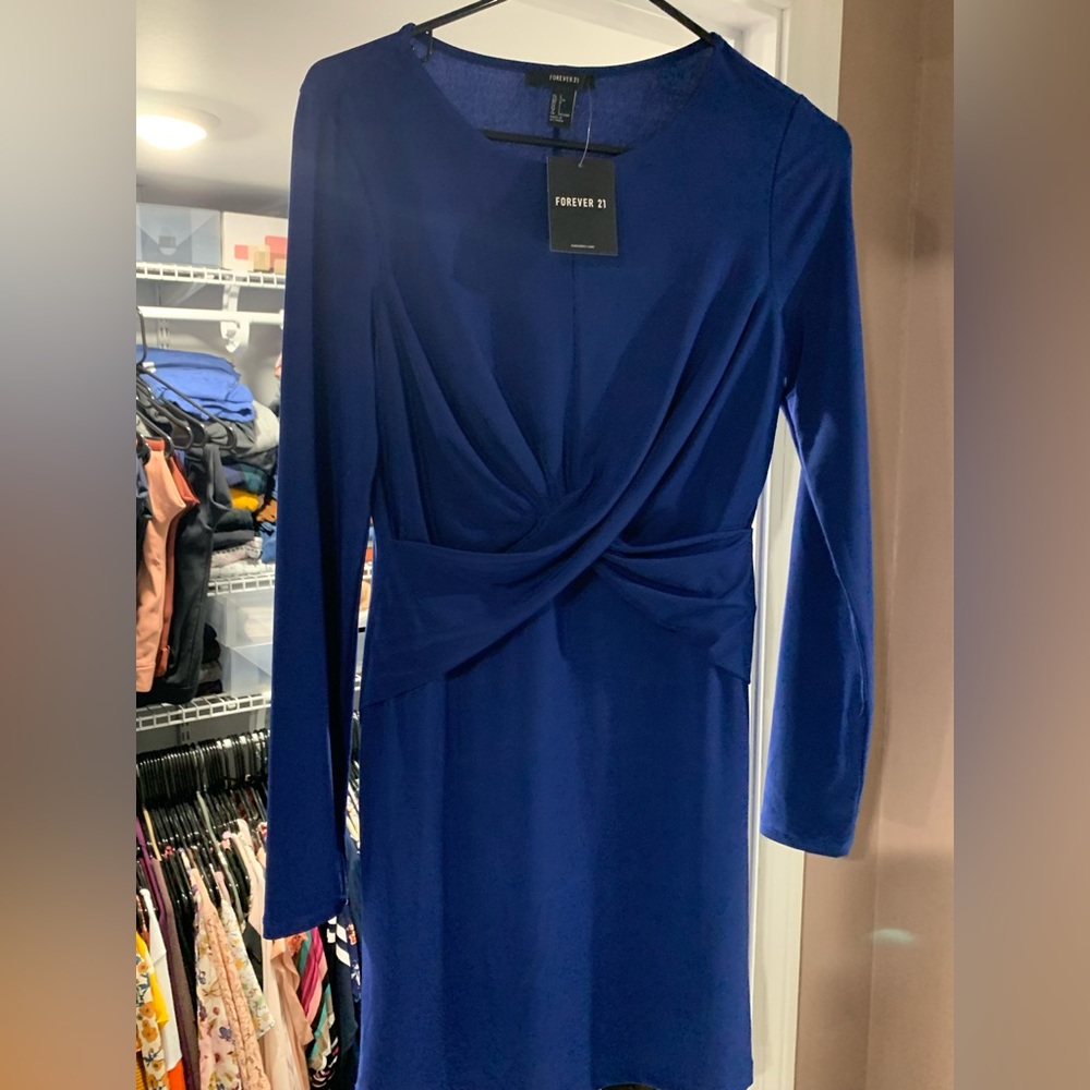 Dark blue dress